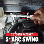 Mechanics Socket & Ratchet Tool Set with Portable Storage Box