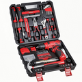 Household Drill & Hand Tool Combo Kit in Carry Case
