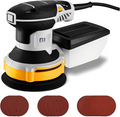 Compact Electric Random Orbital Sander with Sanding Discs