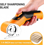 Rechargeable Electric Cutting Tool with Replacement Blades