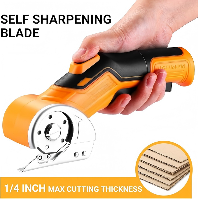 Rechargeable Electric Cutting Tool with Replacement Blades