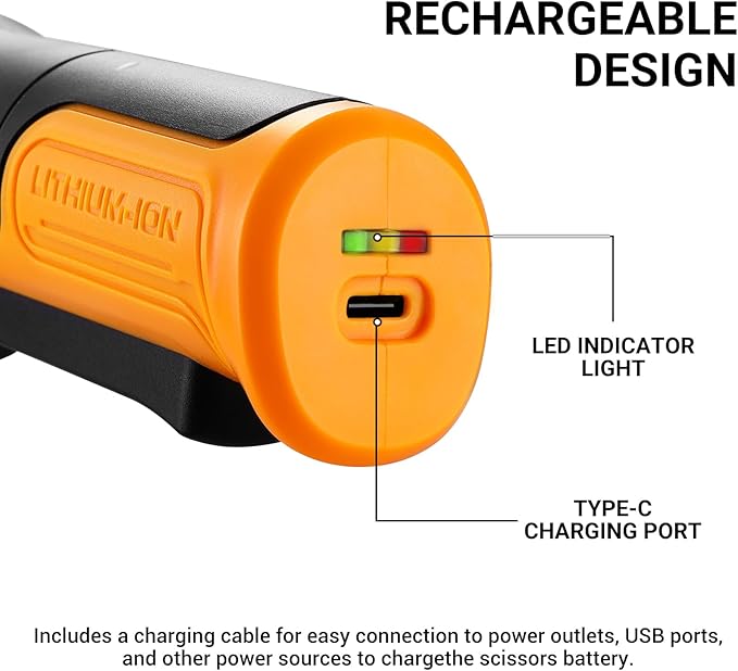 Rechargeable Electric Cutting Tool with Replacement Blades