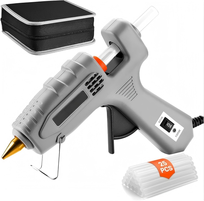Hot Glue Gun Kit with Glue Sticks and Storage Case