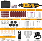 Rotary Tool Kit with Accessories and Carry Case