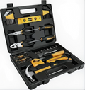 Home Repair Tool Kit with Level, Hammer, Pliers, and Bit Set