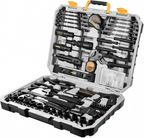 Silver Case Household Tool Set with Sockets and Screwdrivers