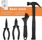 Silver Case Household Tool Set with Sockets and Screwdrivers