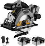 Cordless Circular Saw Kit with Batteries and Charger