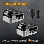 Cordless Circular Saw Kit with Batteries and Charger