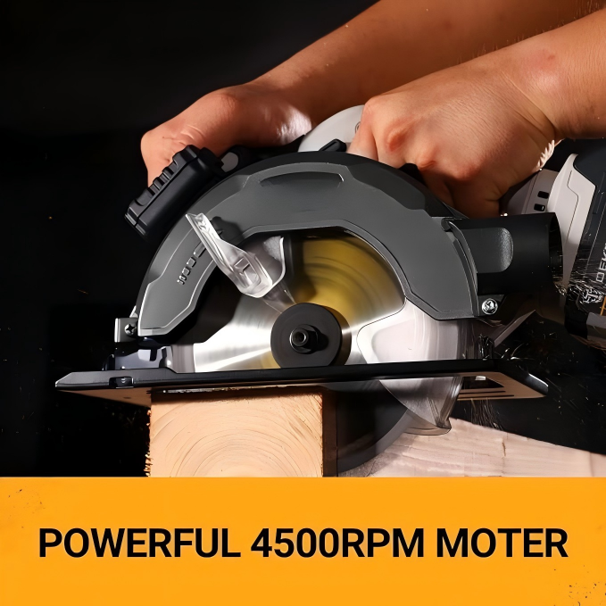 Cordless Circular Saw Kit with Batteries and Charger