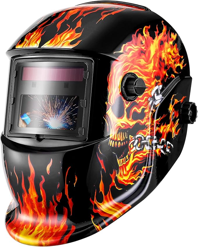 Black Flame Auto-Darkening Welding Helmet